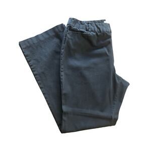 ST. JOHNS BAY STRETCH Womens TALL Sz 16 Faded Black Bootcut Plants‎